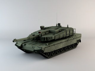 坦克机甲C4D模型