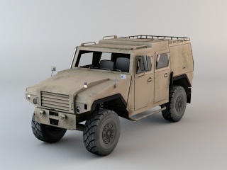 战车C4D模型