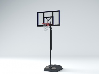 篮球架C4D模型