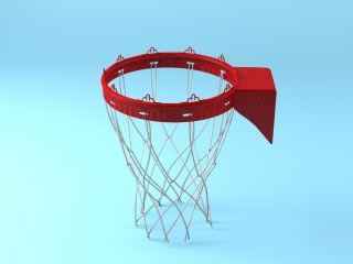 篮球筐C4D模型