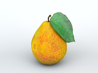 水果梨C4D模型
