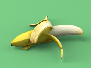 香蕉C4D模型