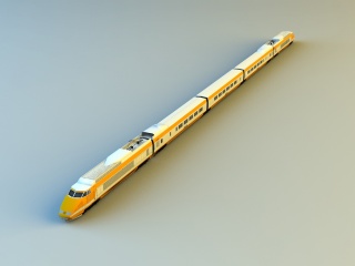 高铁C4D模型