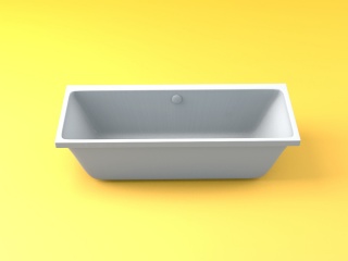 四方洗面池C4D模型