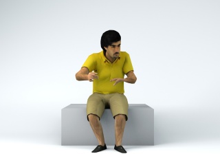 巴西男人C4D模型