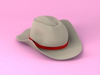 男士牛仔帽C4D模型