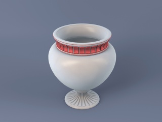 瓷花瓶C4D模型
