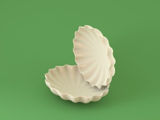 贝壳装饰品C4D模型