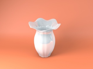有机花瓶C4D模型