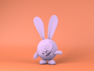 兔子装饰品C4D模型