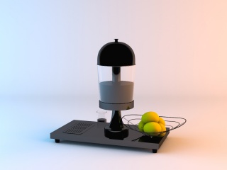 果汁机C4D模型