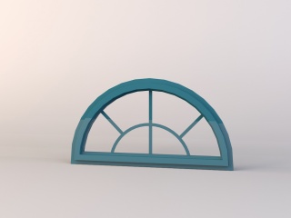半圆窗户C4D模型