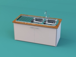 洗菜池C4D模型