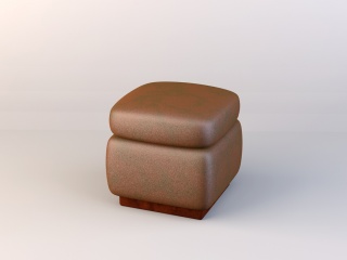 高级沙发凳C4D模型