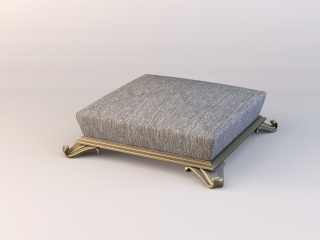 卧室凳脚凳C4D模型