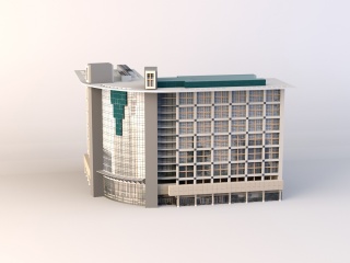 商业大楼C4D模型