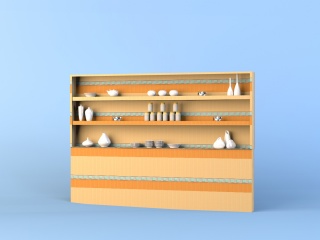 厨房柜C4D模型
