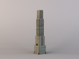 大厦楼C4D模型