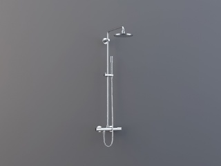 浴室喷头套装C4D模型