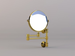 简约浴室镜C4D模型