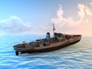 SBERRY军舰C4D模型
