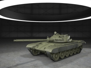 苏联T-44中型坦克C4D模型