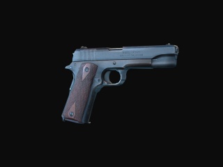 柯尔特m1911式手枪C4D模型