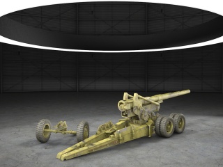155m高射炮C4D模型