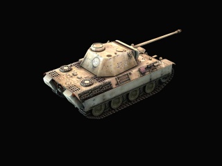 陆上作战武器坦克C4D模型