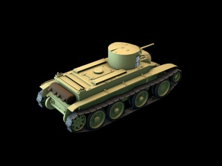 37坦克C4D模型