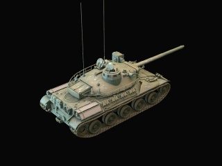 虎式坦克C4D模型