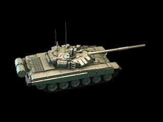 99式主战坦克C4D模型