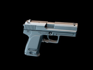 84式微型手枪C4D模型