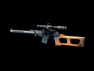 AK-47步枪C4D模型