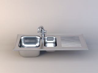厨房水槽水龙头C4D模型