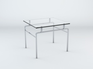 玻璃台面方桌C4D模型