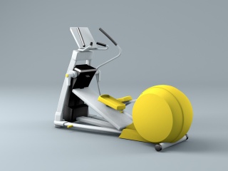 踏板机C4D模型