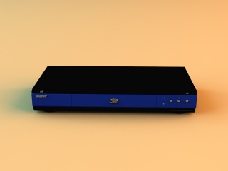 蓝色索尼DVDC4D模型