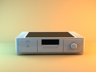 音响播放器C4D模型