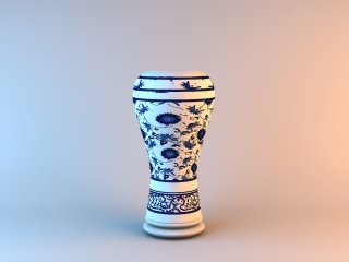 瓷器花瓶C4D模型
