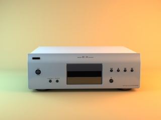 白色音响设备C4D模型