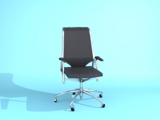 普通办公椅C4D模型