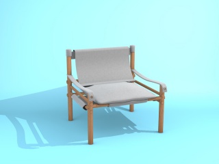 现代个性扶手椅C4D模型