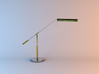 立式台灯C4D模型