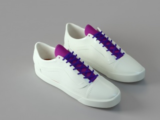白鞋C4D模型