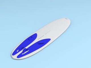 冲浪板C4D模型