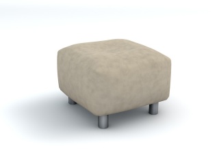 高级沙发凳C4D模型