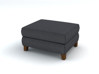 双层沙发凳C4D模型