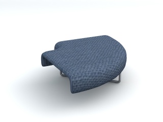 实用沙发凳C4D模型