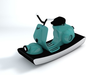 电动玩具车C4D模型